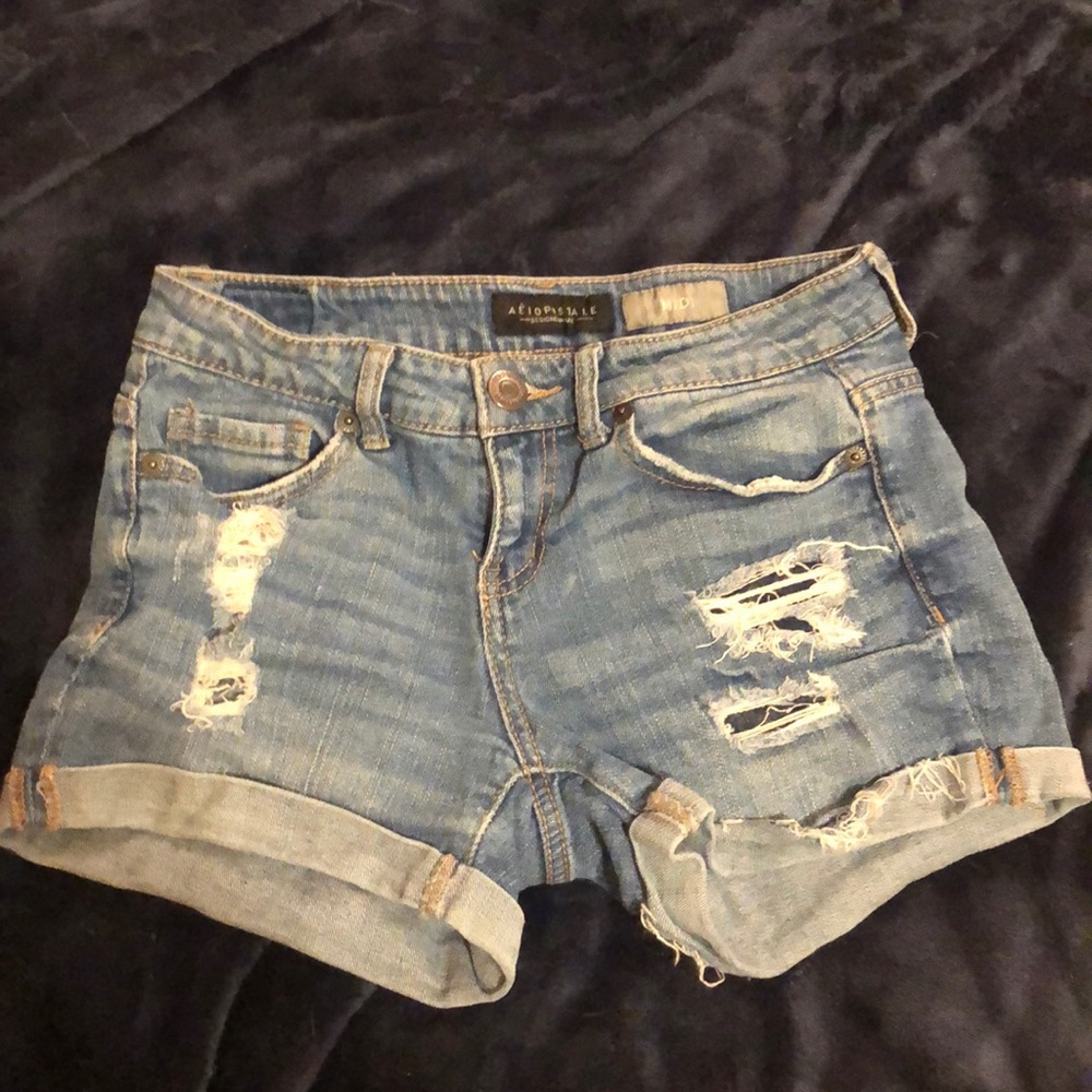 Aeropostale mid rise shorts